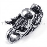 Titanium Loong Head Pendant - Free Chain 19147
