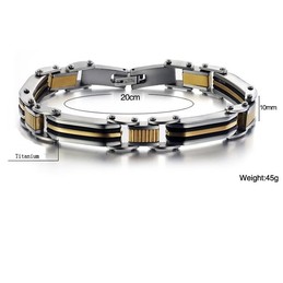 High Quality Male Titanium Bracelet 