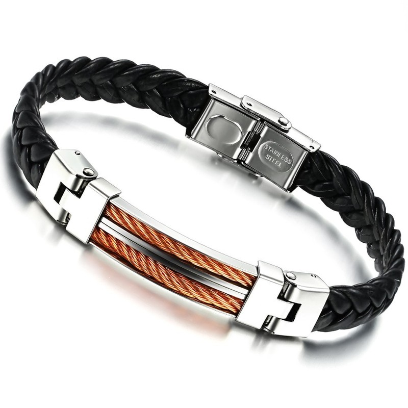 The Queen of Quality Male Titanium Bangle 