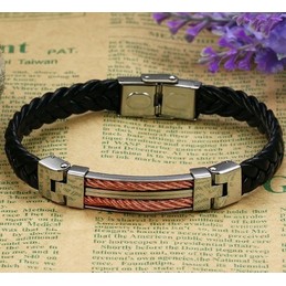 The Queen of Quality Male Titanium Bangle 
