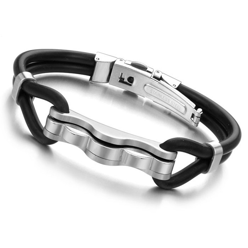 Superior Quality Titanium Silicone Bangle 