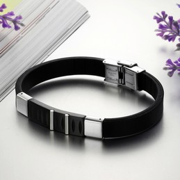 Well-known for Its Fine Quality Titanium Silicone Bangle 