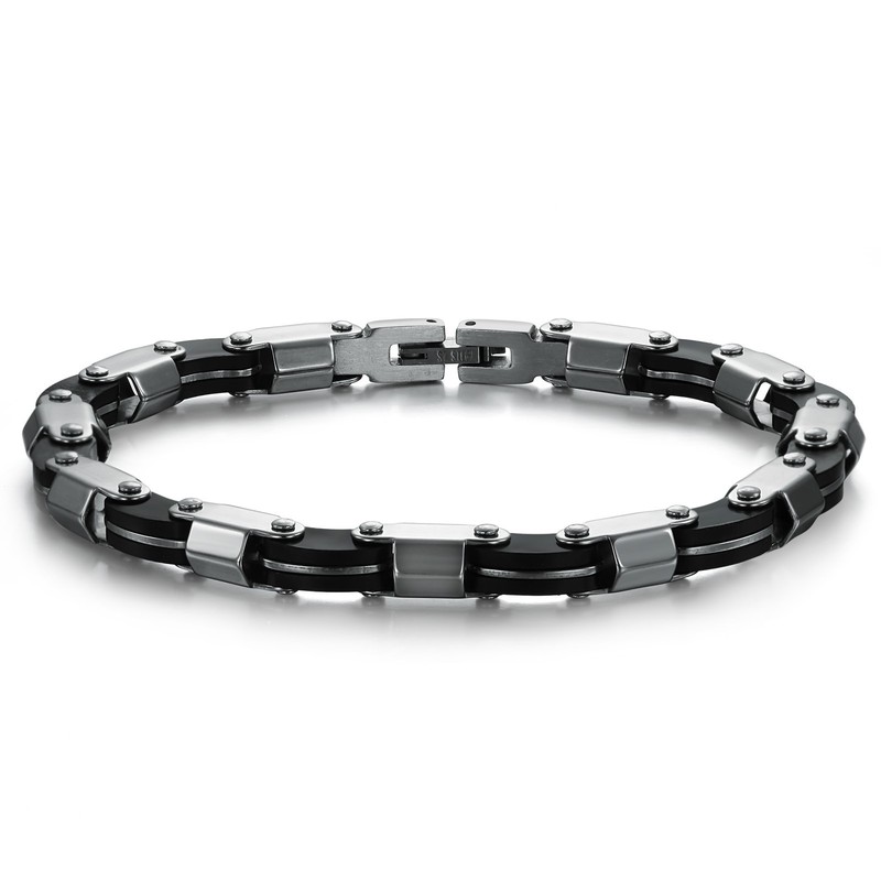 Wide Varieties Titanium Silicone Bangle