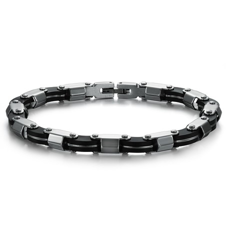 Wide Varieties Titanium Silicone Bangle