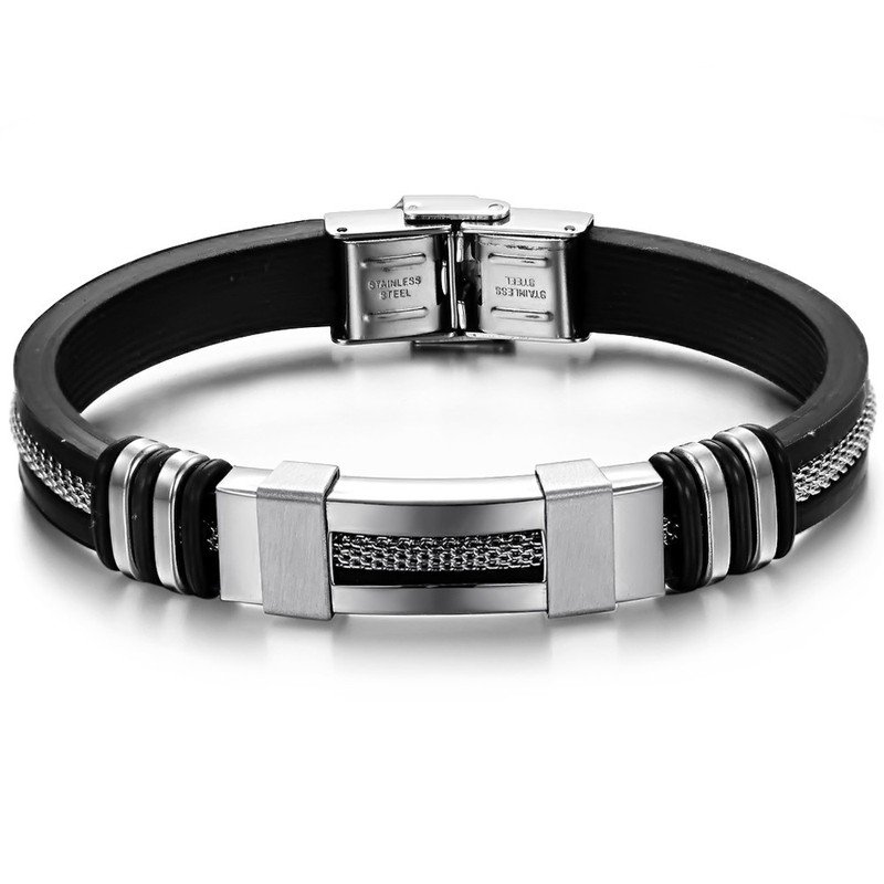 The Queen of Quality Titanium Silicone Bangle