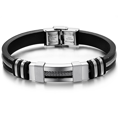 The Queen of Quality Titanium Silicone Bangle