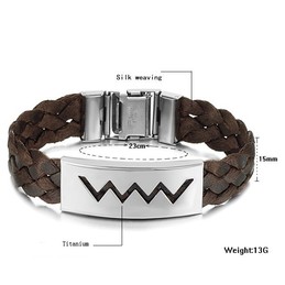 Excellent Quality Brown Titanium Bangle  