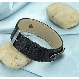 Reliable Quality Black Titanium PU Bangle 