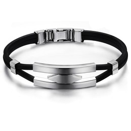 High Quality Titanium Silicone Bangle