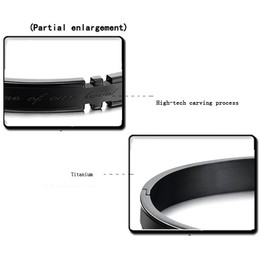 The Queen of Quality Titanium Bangle For Lovers