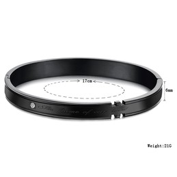 The Queen of Quality Titanium Bangle For Lovers