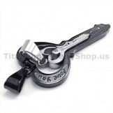 Black Titanium Lovers Key Pendants-Free Chains 19123