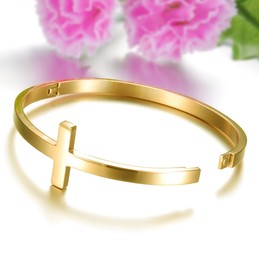 Stable Quality Female Concise Titanium Bangle 