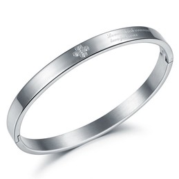 to Win Warm Praise from Customers Female Titanium Bangle 