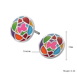 Quality and Quantity Assured Female Titanium Earrings 