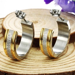 Quality and Quantity Assured Female Scrub Titanium Earrings