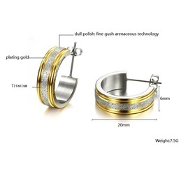 Quality and Quantity Assured Female Scrub Titanium Earrings