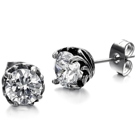 Wide Varieties Unisex Titanium Earrings 