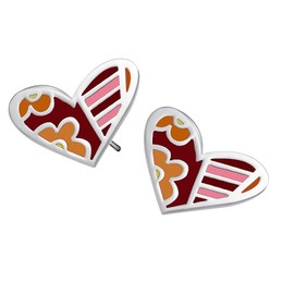 Stable Quality Female Sweetheart Titanium Earrings 
