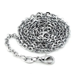 Stable Quality O Font Titanium Chain For Lovers 