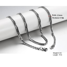 World-wide Renown Allergy Free Titanium Chain