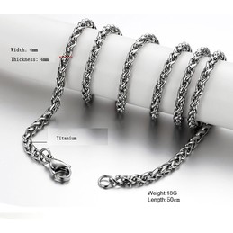 Reliable Reputation Female Allergy Free Titanium Chain 