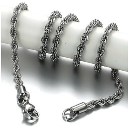 The Queen of Quality Twist Titanium Chain 