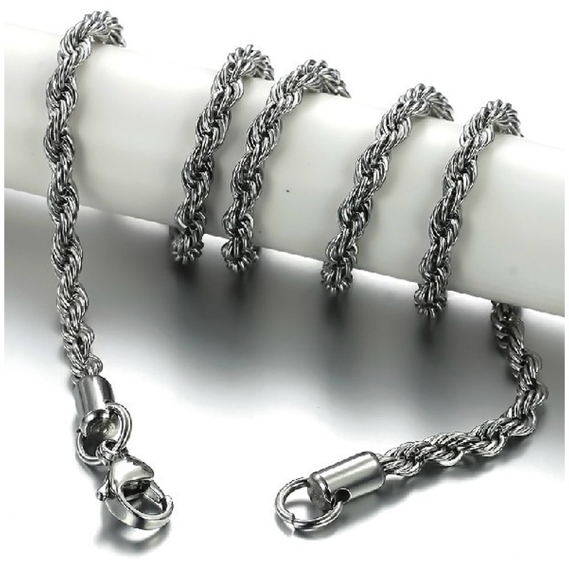 The Queen of Quality Twist Titanium Chain 