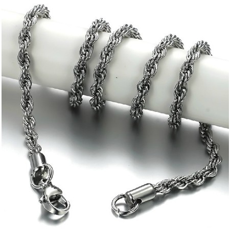 The Queen of Quality Twist Titanium Chain 