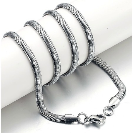Excellent Quality Flat Snake Titanium Chain 