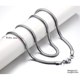 Excellent Quality Flat Snake Titanium Chain 