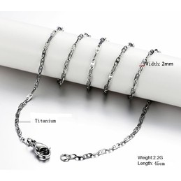 The Queen of Quality Allergy Free Titanium Chain 
