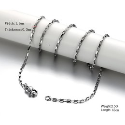 Well-known for Its Fine Quality Allergy Free Titanium Chain