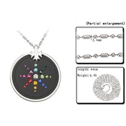 Well-known for Its Fine Quality Health Titanium Pelelith Necklace With Diamond