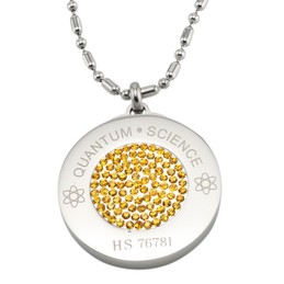 Reliable Reputation Health Titanium Pelelith Necklace With Diamond