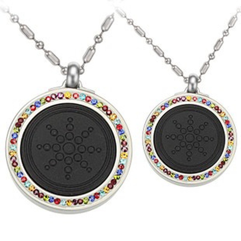 Quality and Quantity Assured Health Titanium Pelelith Necklace For Lovers With Diamond