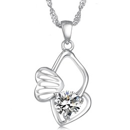 Durable in Use Female Allergy Free Platinum Plating Titanium Necklace 