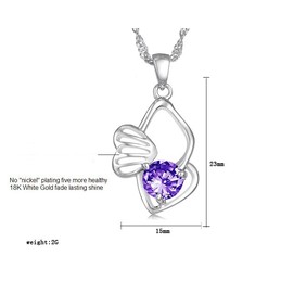 Durable in Use Female Allergy Free Platinum Plating Titanium Necklace 