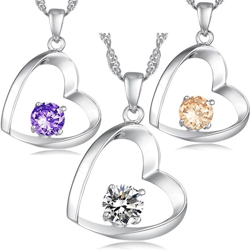 High Quality Female Platinum Plating Titanium Necklace 