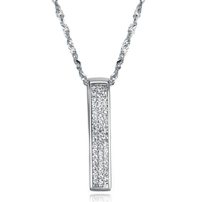 Wide Varieties Female Platinum Plating Titanium Necklace 