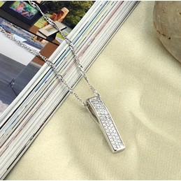 Wide Varieties Female Platinum Plating Titanium Necklace 