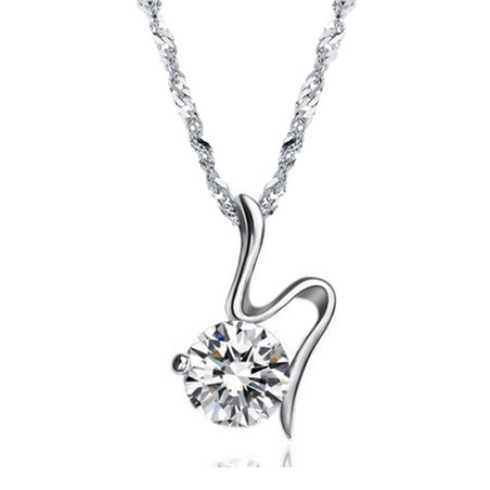 High Quality Female Retro Platinum Plating Titanium Necklace 