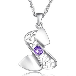 High Quality Female Platinum Plating Titanium Necklace 