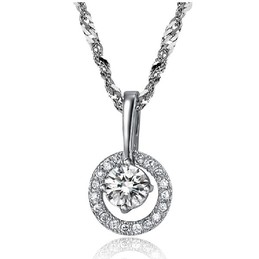 The Queen of Quality Female Platinum Plating Titanium Necklace 