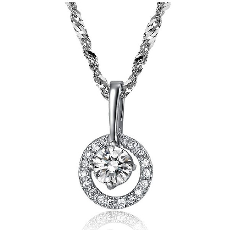 The Queen of Quality Female Platinum Plating Titanium Necklace 