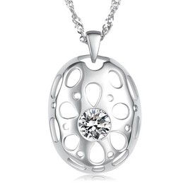 World-wide Renown Female Allergy Free Platinum Plating Titanium Necklace 