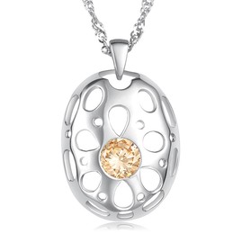 World-wide Renown Female Allergy Free Platinum Plating Titanium Necklace 