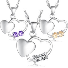 Stable Quality Female Fashion Platinum Plating Titanium Necklace 