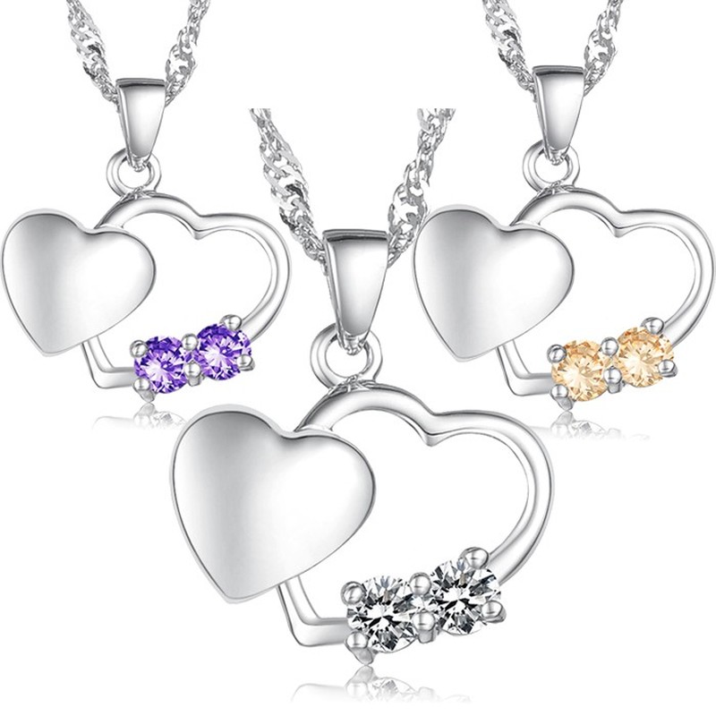 Stable Quality Female Fashion Platinum Plating Titanium Necklace 