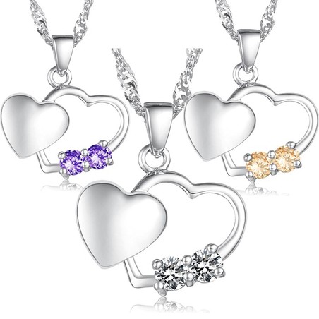 Stable Quality Female Fashion Platinum Plating Titanium Necklace 